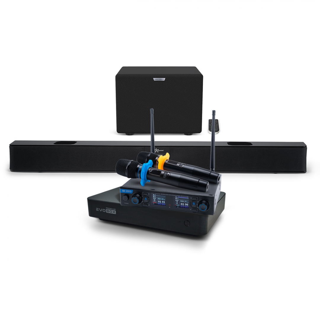 Hi-End караоке-система EVOBOX Premium + EvoSoundBar (саундбар с караоке) в Катав-Ивановске