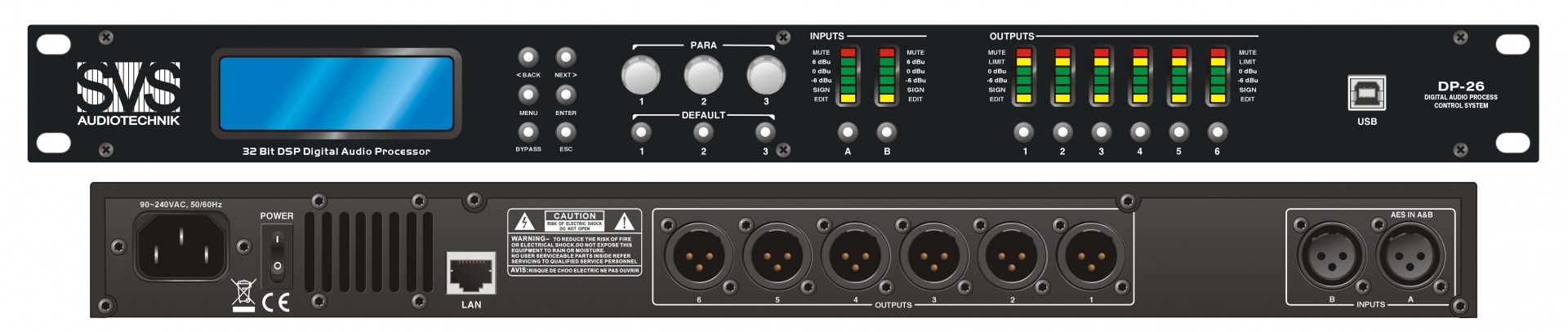 SVS Audiotechnik DP-26 Цифровой процессор: 2 входа 6 выходов в Катав-Ивановске