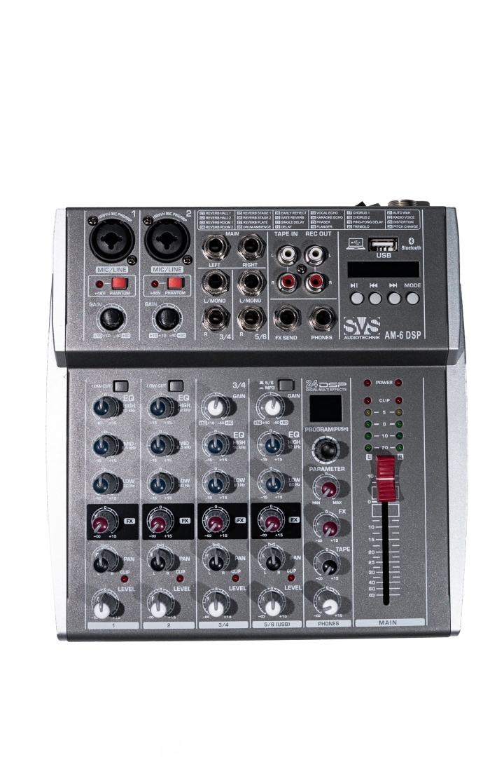 SVS Audiotechnik mixers AM-6 DSP Микшерный пульт аналоговый, 6-канальный SVS Audiotechnik mixers в Катав-Ивановске